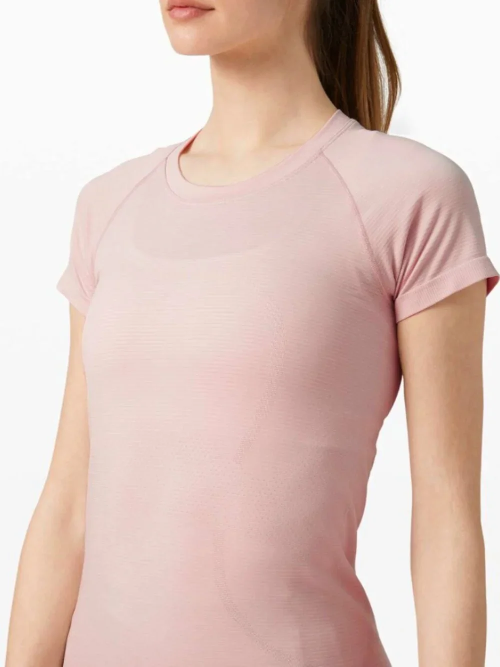Lululemon Swiftly Tech Short Sleeve 2.0 Light Pink - Size 6
